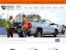 Tablet Screenshot of carolinaworktrucks.com